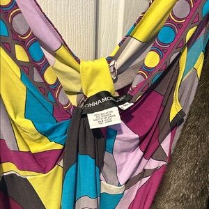 Donna Morgan Multicolor Geometric Dress